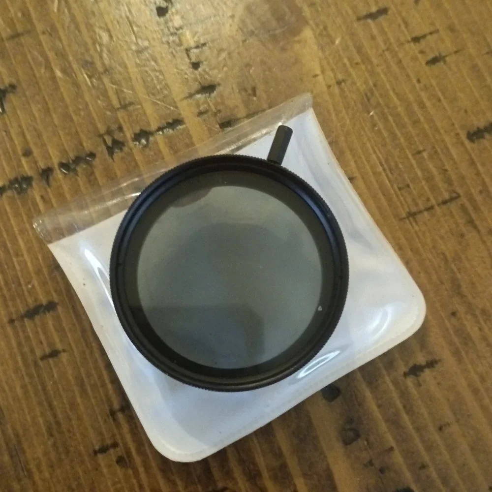 Tiffen 58mm Polarizer Camera Lens Filter with 52-58mm Step-Up Ring Japan ie